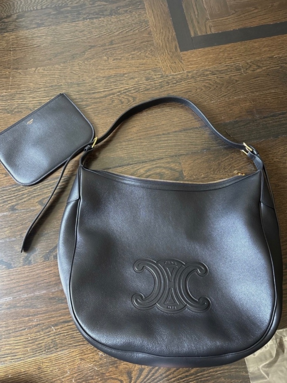 Large Celine Heloise in Black